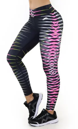 7106 Maripily Women Activewear Print Legging