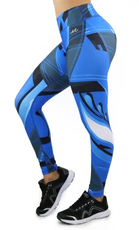 9059 Maripily Women Activewear Print Legging