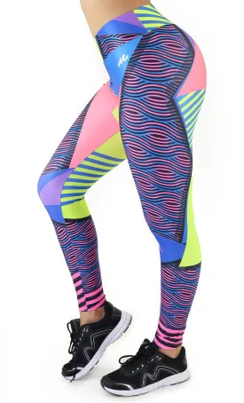 9074 Maripily Women Activewear Print Legging