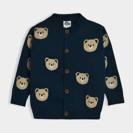 Adventure Bear Face Knitted Sweater
