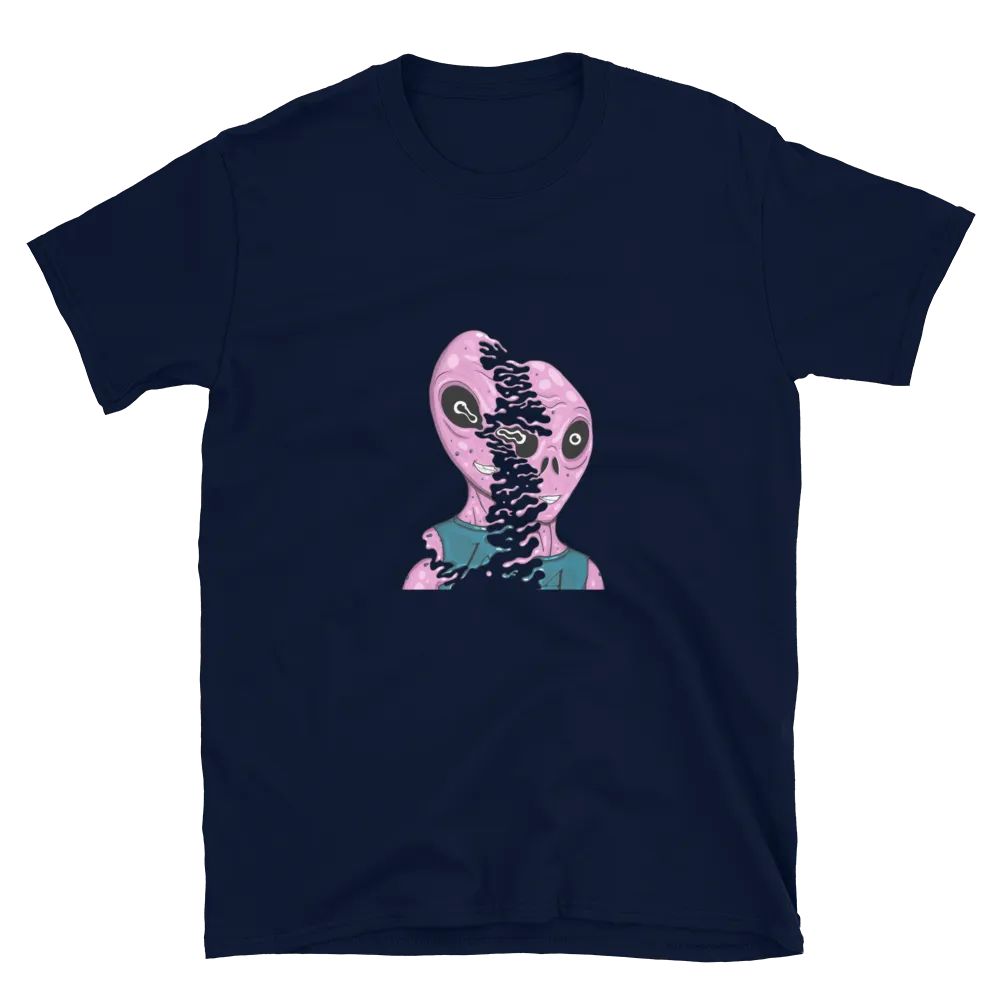 Alien #0016 by inkink Shivadelic  - T-Shirt