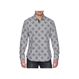 Avalon Men’s Long-Sleeve Grey Satin Shirt