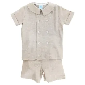 Bailey Boys Flax Linen Dressy short Set 24209-DSS 5102
