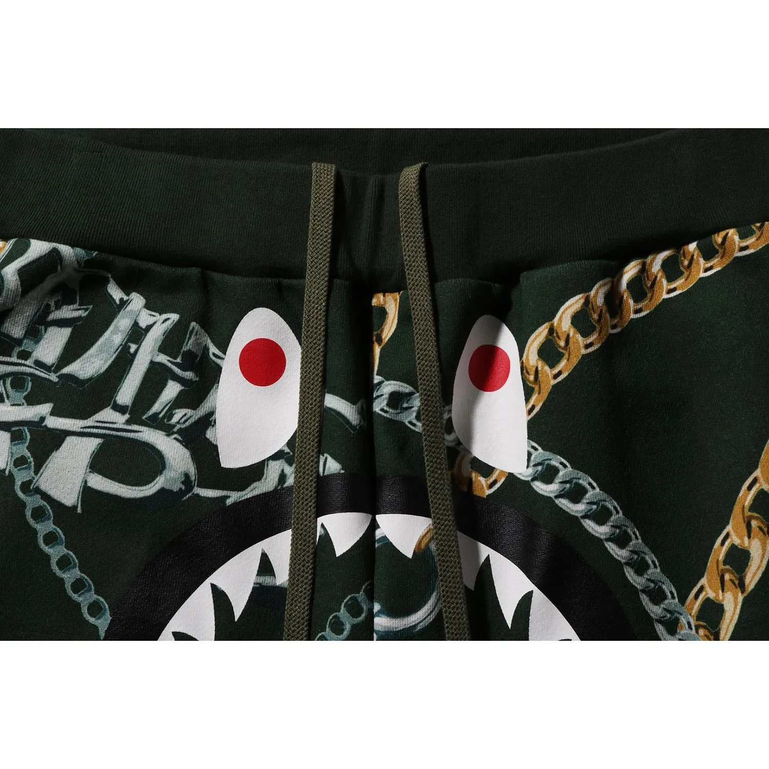 BAPE JEWELS SHARK SWEAT PANTS MENS