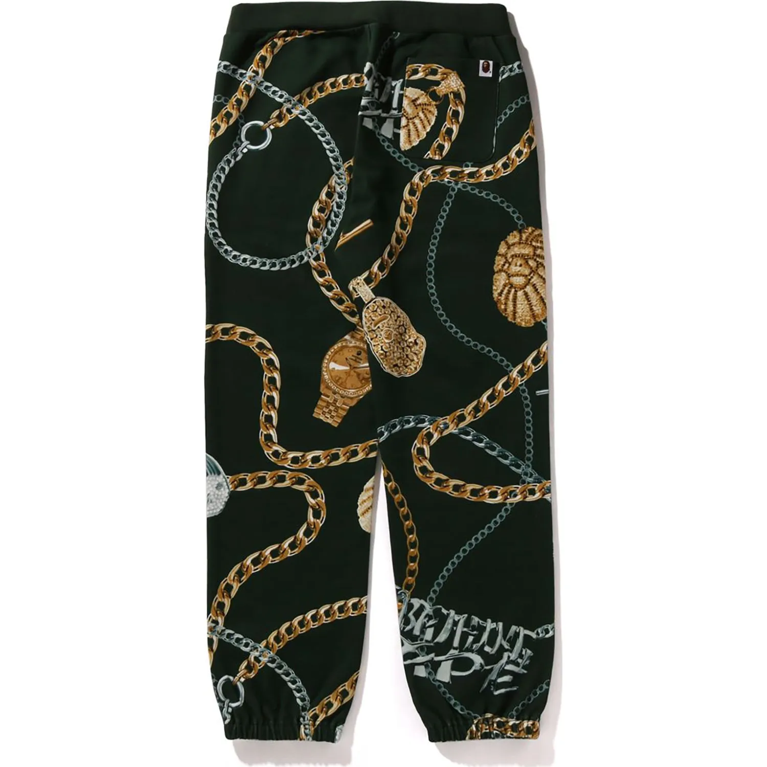BAPE JEWELS SHARK SWEAT PANTS MENS