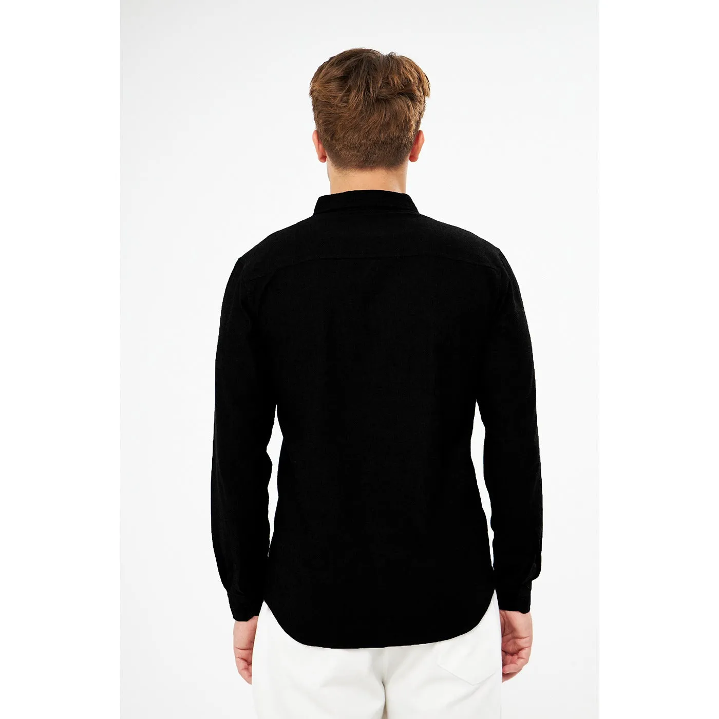 Black Double Pocket Shirt