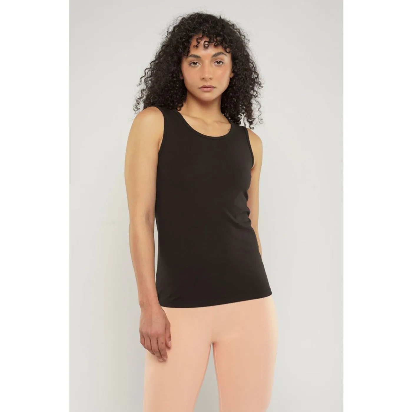 Black Sleeveless Tank