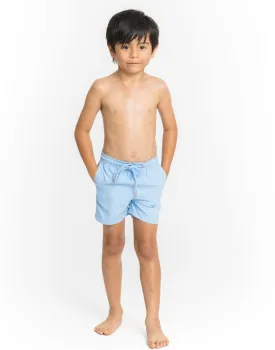 Boy's Swim Trunks in Sky Blue