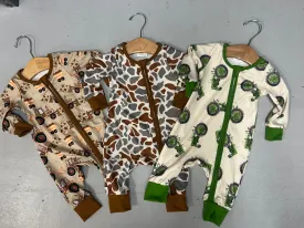 Boys Zipper PJs