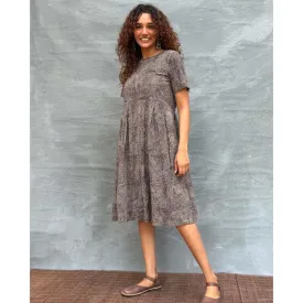 Chidiyaa Soil Threads Of Earth printed Cotton Dress