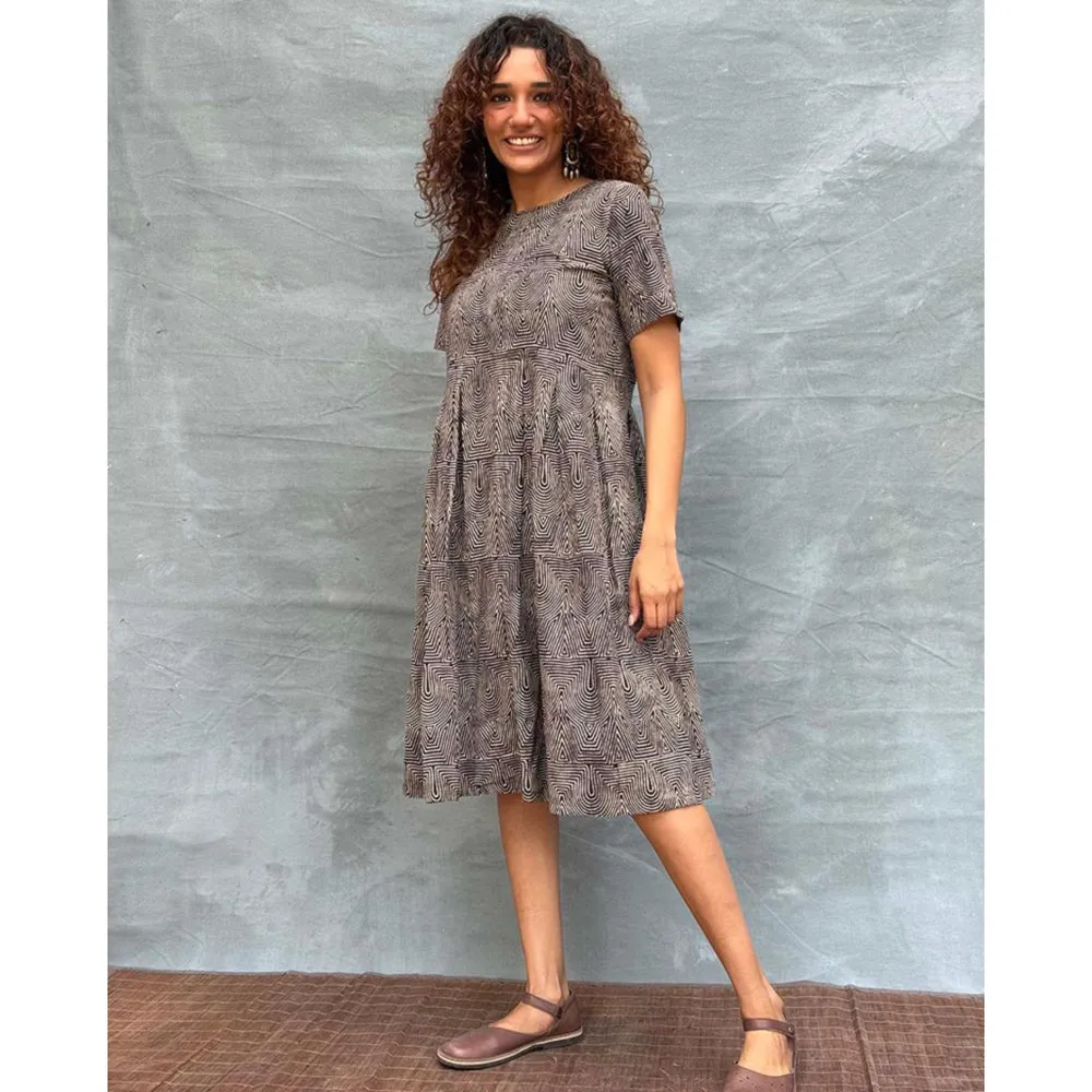 Chidiyaa Soil Threads Of Earth printed Cotton Dress