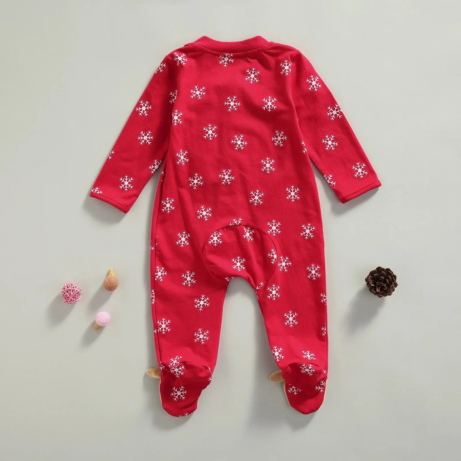 Christmas Deer Baby Rompers