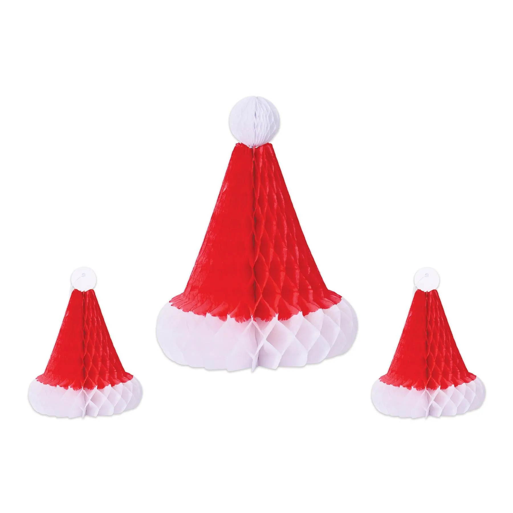 Christmas Tissue Santa Hats