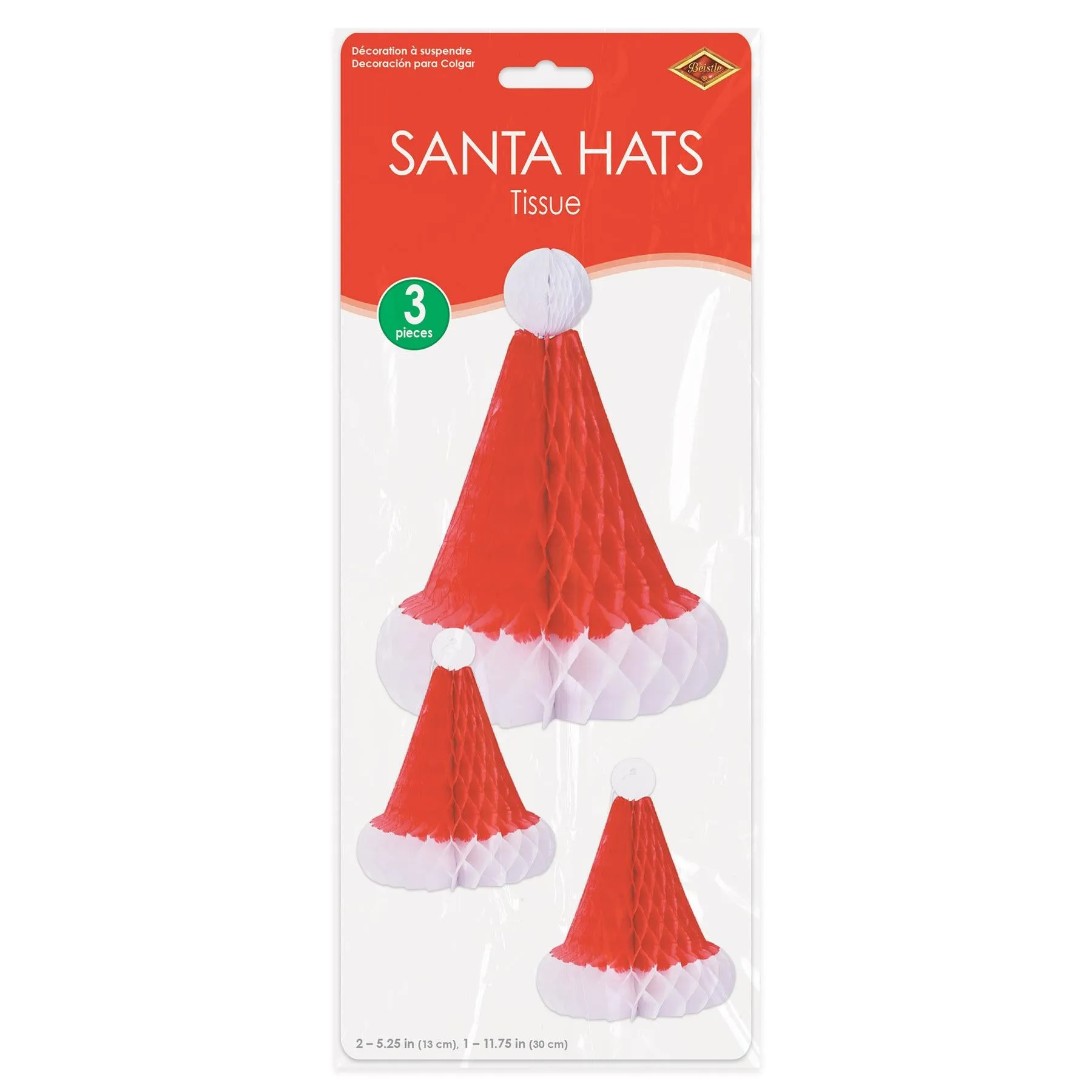 Christmas Tissue Santa Hats