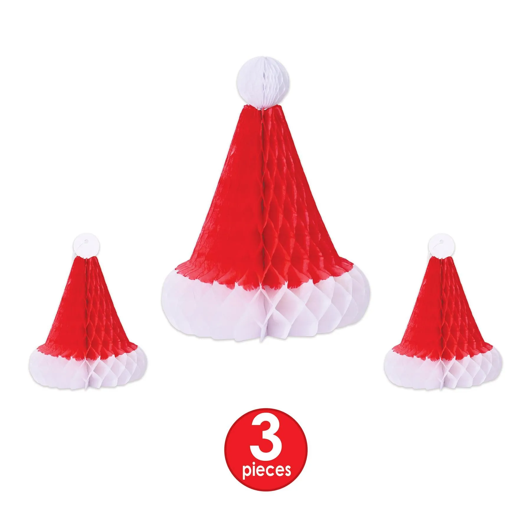Christmas Tissue Santa Hats