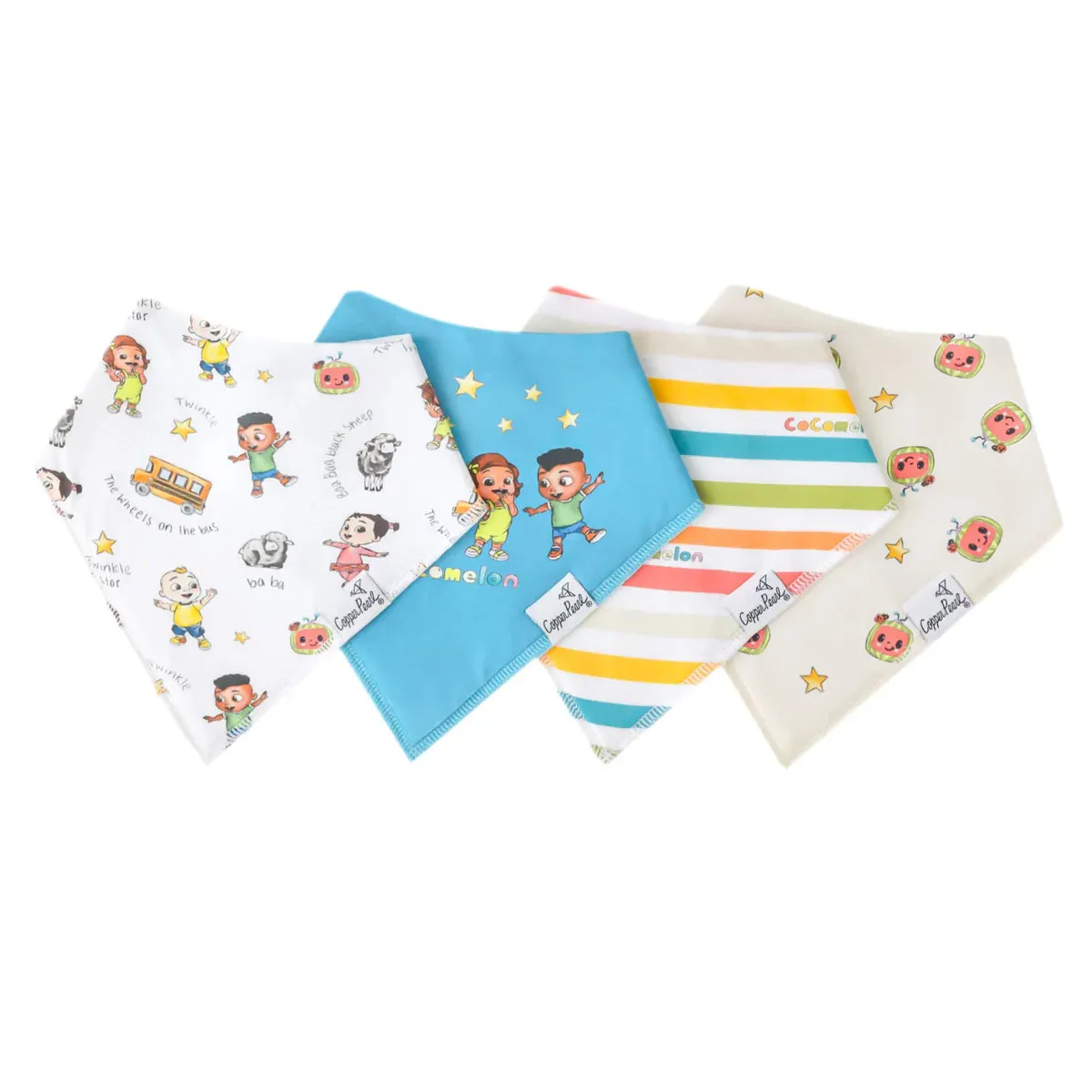 Copper Pearl Baby Bandana Bibs | Cocomelon Friends