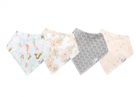 Copper Pearl Baby Bandana Bibs | Coral