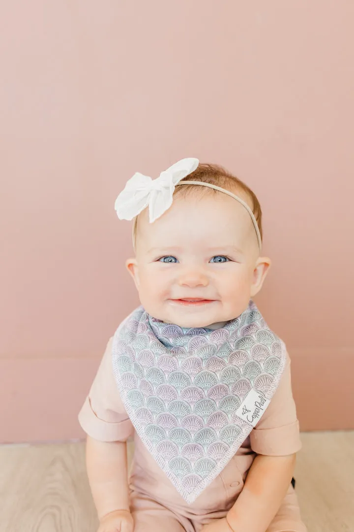 Copper Pearl Baby Bandana Bibs | Coral