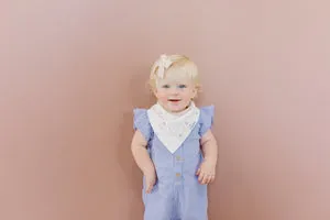 Copper Pearl Baby Bandana Bibs | Coral