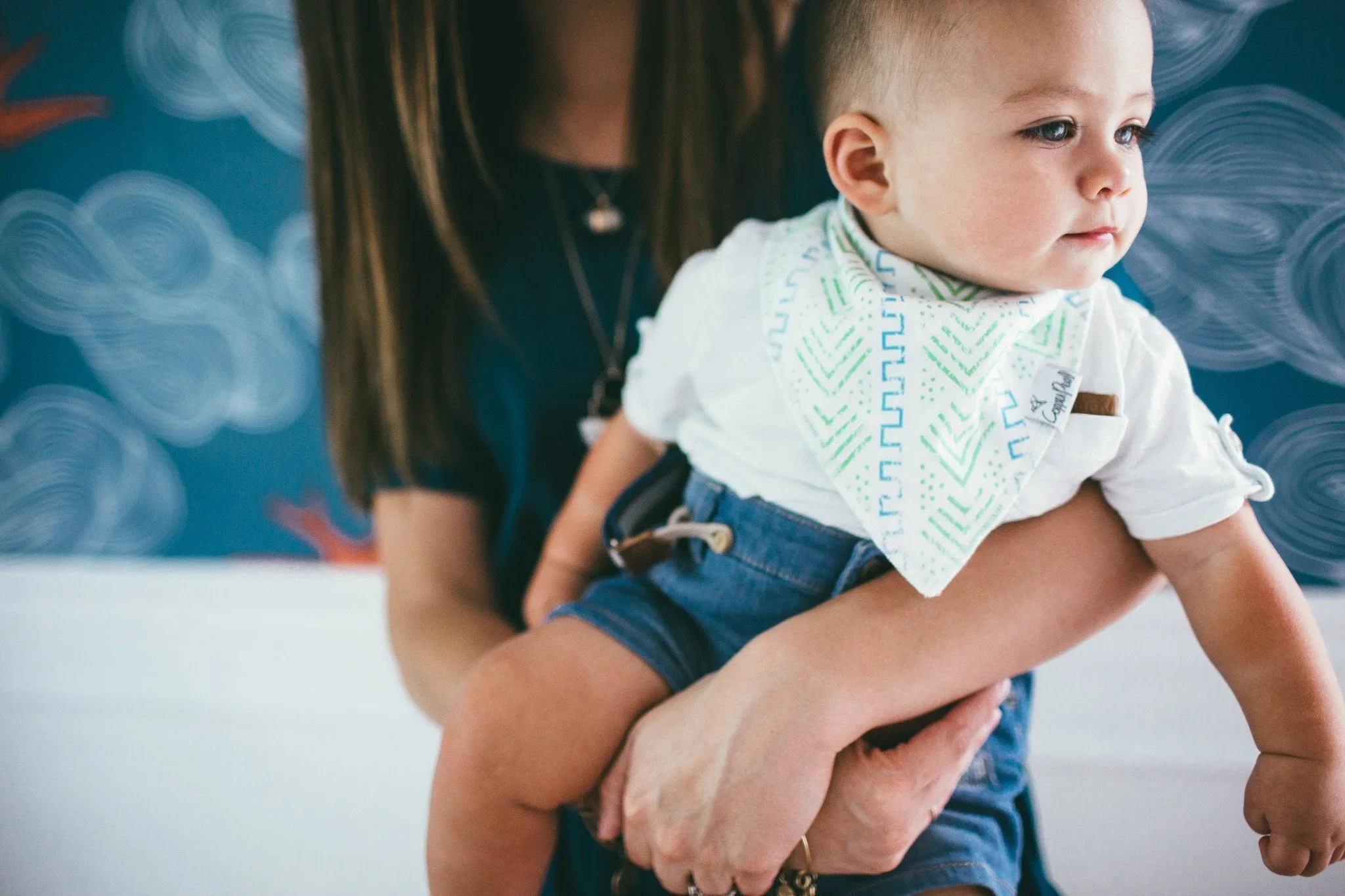 Copper Pearl Baby Bandana Bibs | Jude