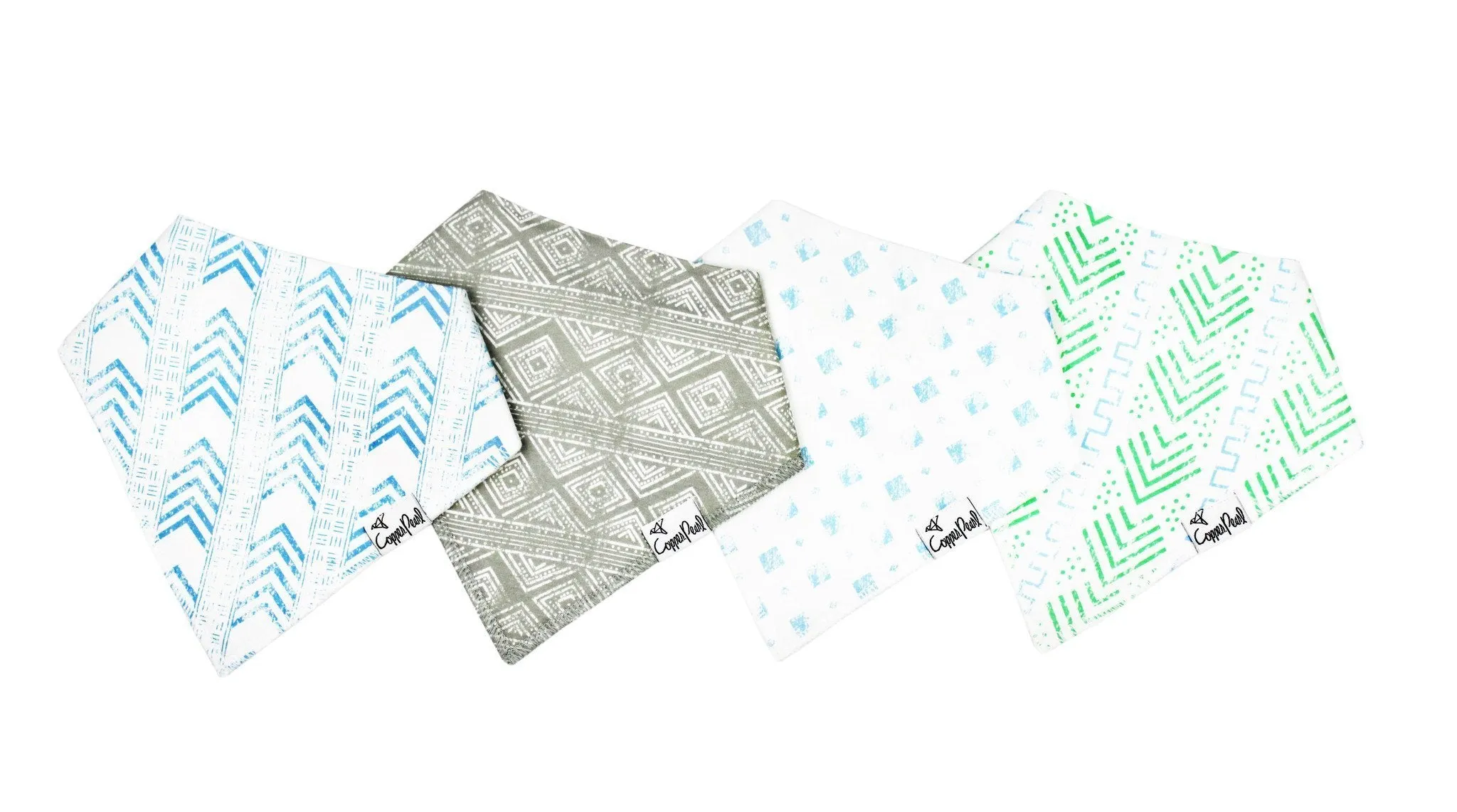 Copper Pearl Baby Bandana Bibs | Jude
