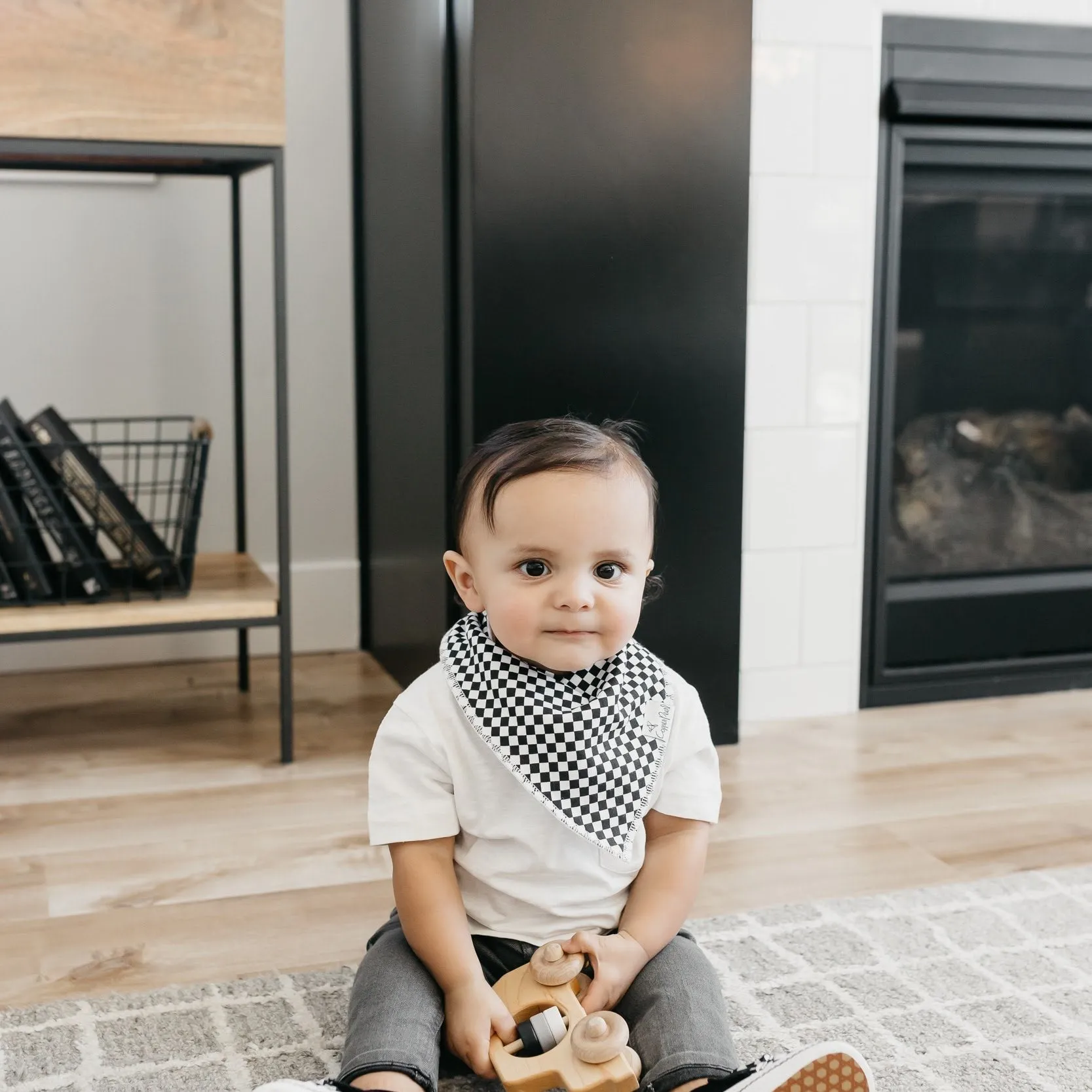 Copper Pearl Baby Bandana Bibs | Nash