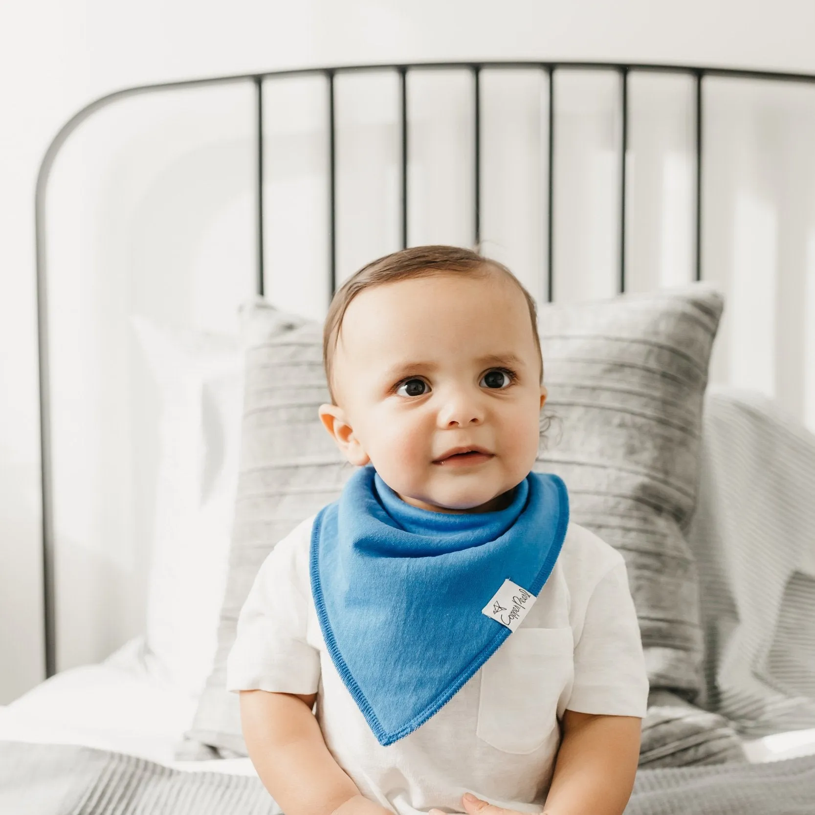 Copper Pearl Baby Bandana Bibs | Nash
