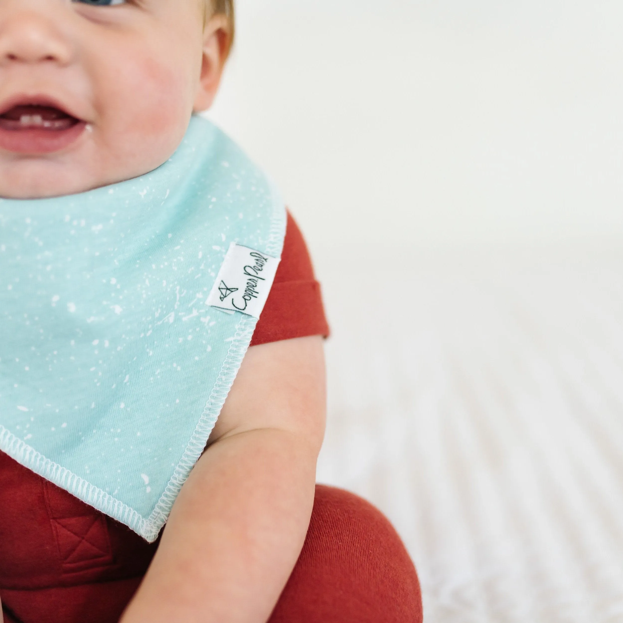 Copper Pearl Baby Bandana Bibs | Nautical