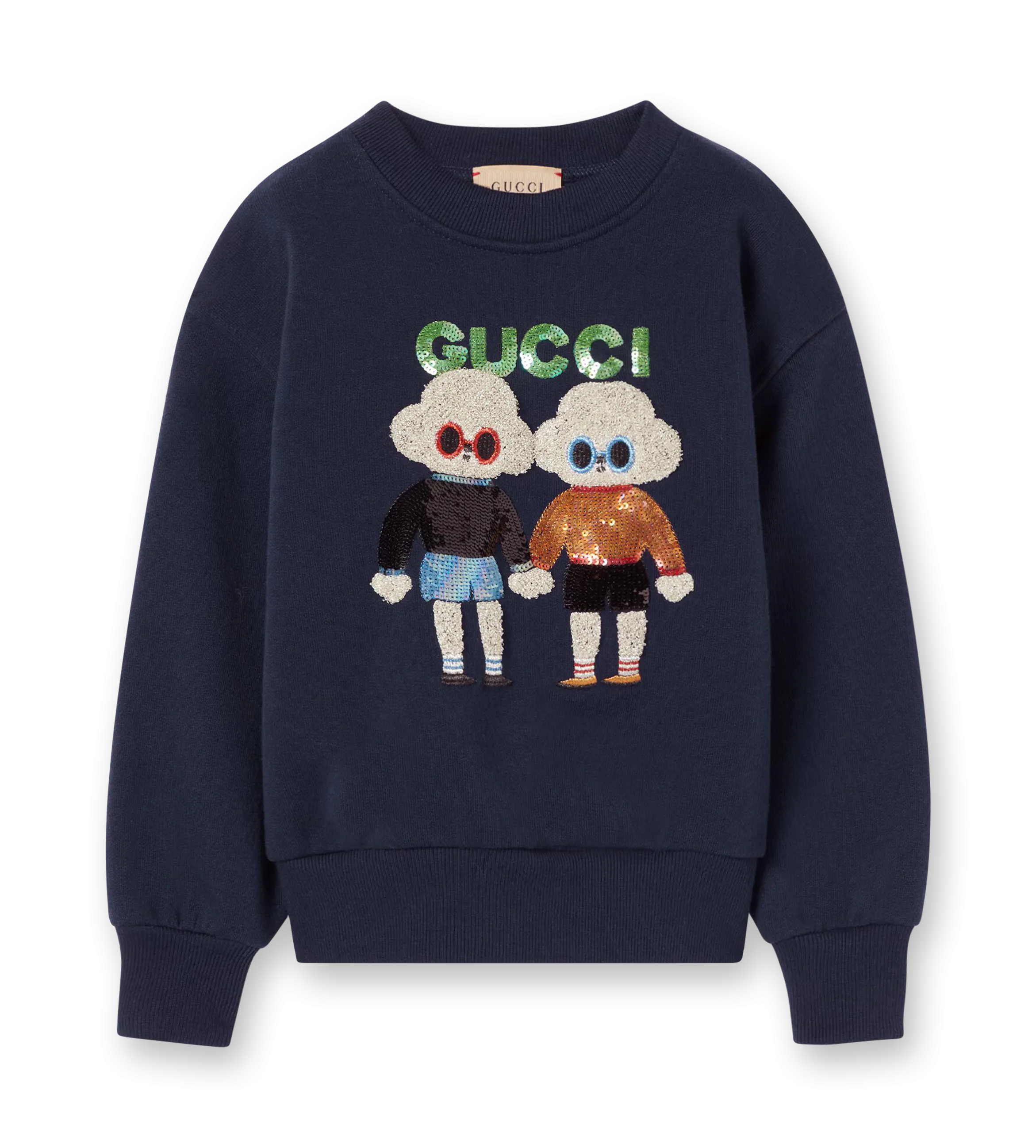 Embroidered Sweater Dark Night Sky