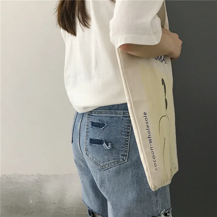 Fashion Loose Nine-Point Ripped Jeans
