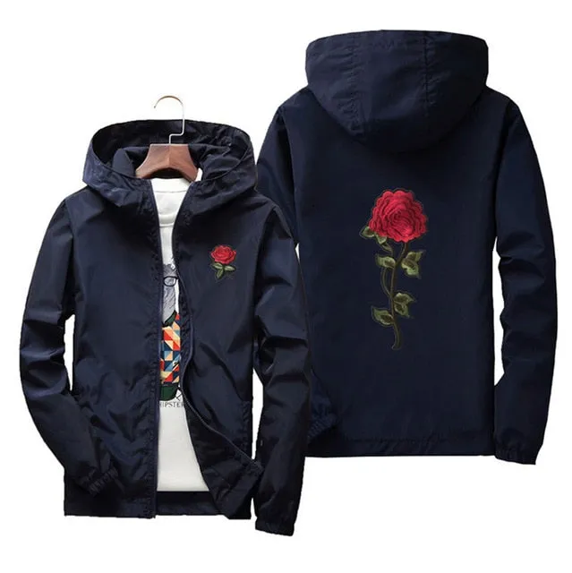 Floral Spring Jacket Women Basic Jackets 2019 Spring Women Hooded