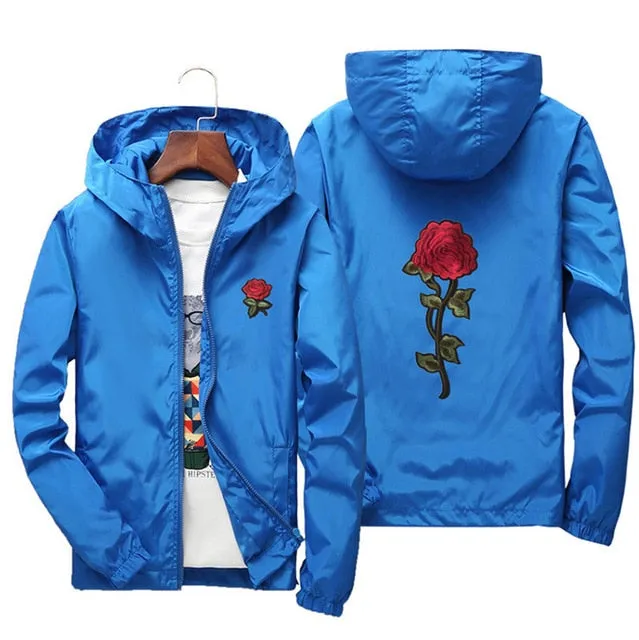 Floral Spring Jacket Women Basic Jackets 2019 Spring Women Hooded