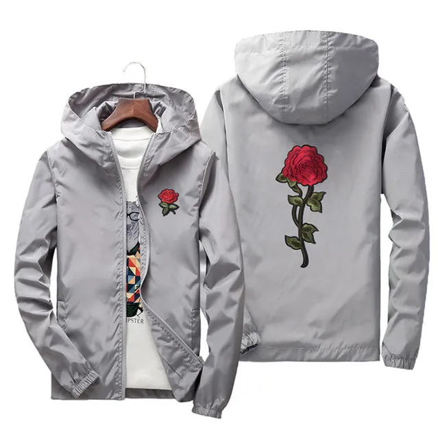Floral Spring Jacket Women Basic Jackets 2019 Spring Women Hooded