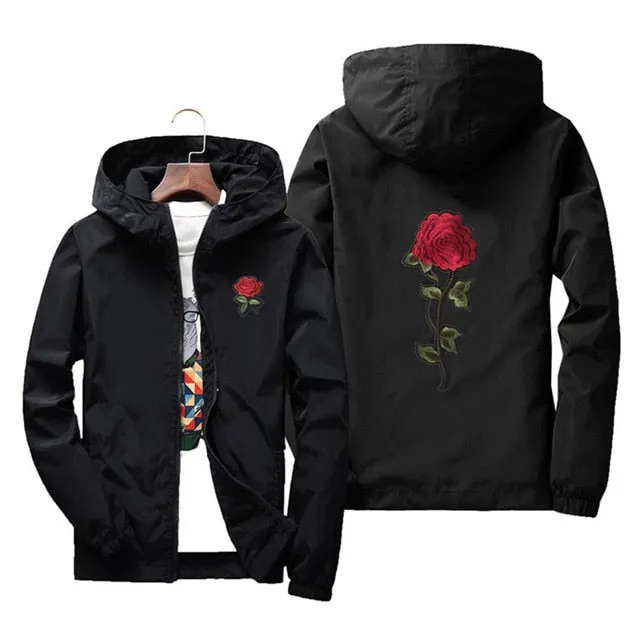 Floral Spring Jacket Women Basic Jackets 2019 Spring Women Hooded