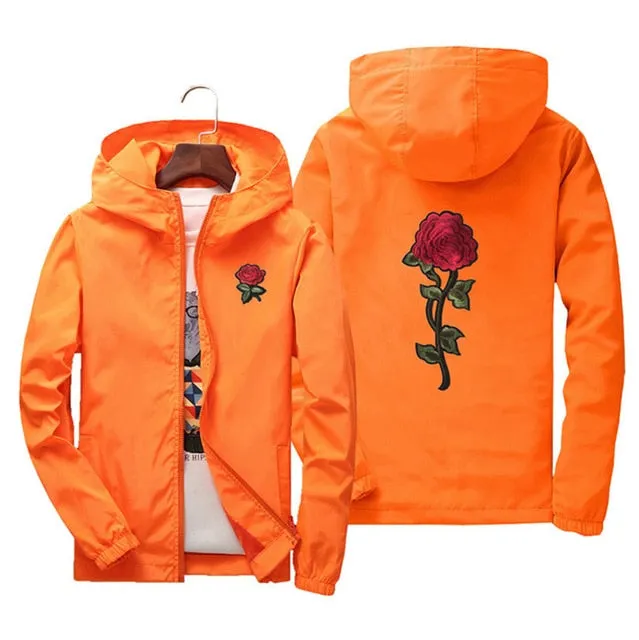Floral Spring Jacket Women Basic Jackets 2019 Spring Women Hooded