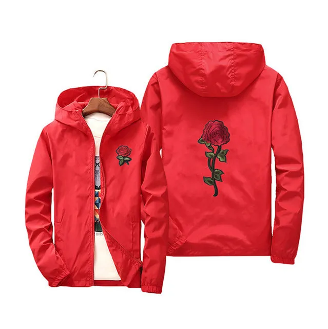 Floral Spring Jacket Women Basic Jackets 2019 Spring Women Hooded