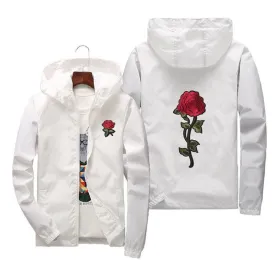 Floral Spring Jacket Women Basic Jackets 2019 Spring Women Hooded