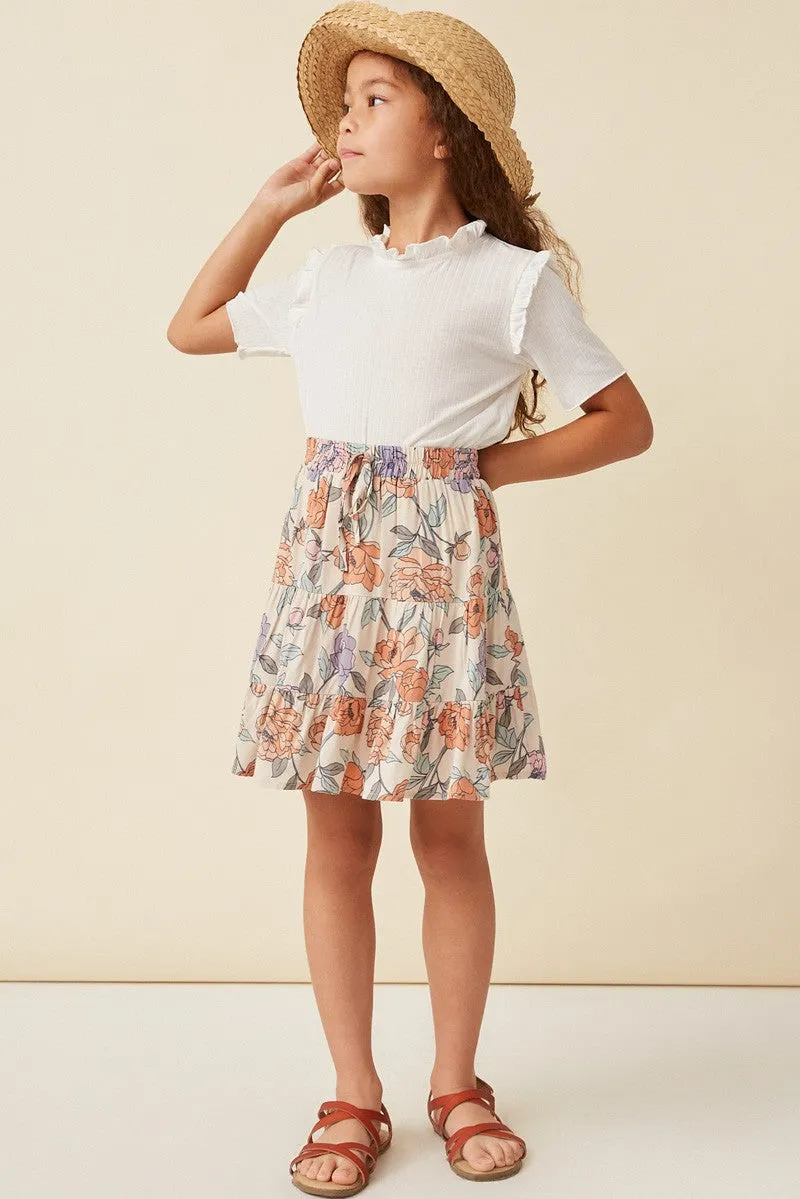 GIRLS Floral Skort