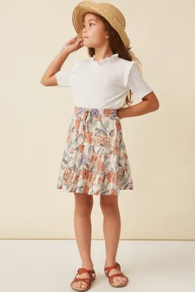 GIRLS Floral Skort