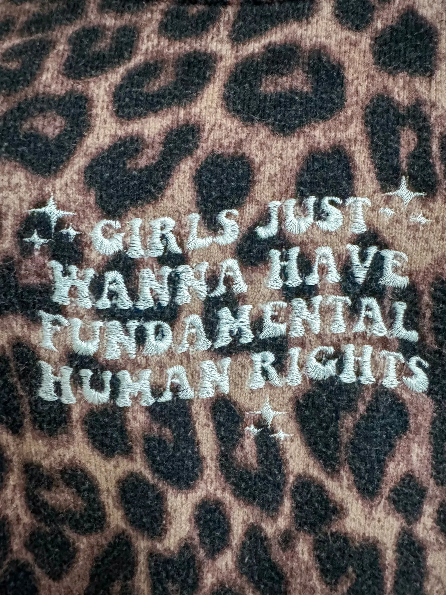 Girls Just Wanna Have Fundamental Human Rights Long Sleeve 4XL