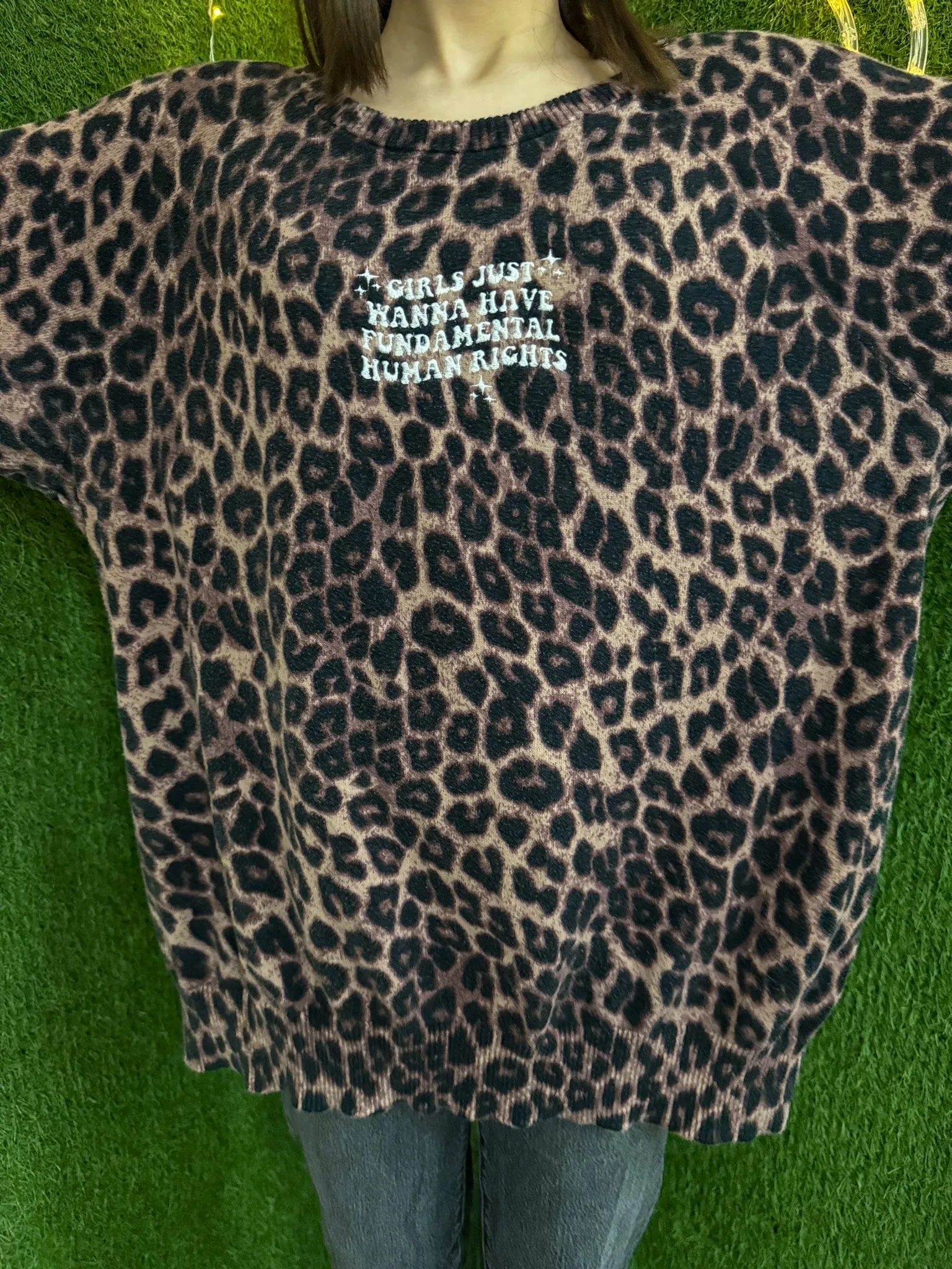 Girls Just Wanna Have Fundamental Human Rights Long Sleeve 4XL