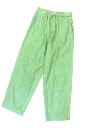Jackie Ryder lime green linen pants