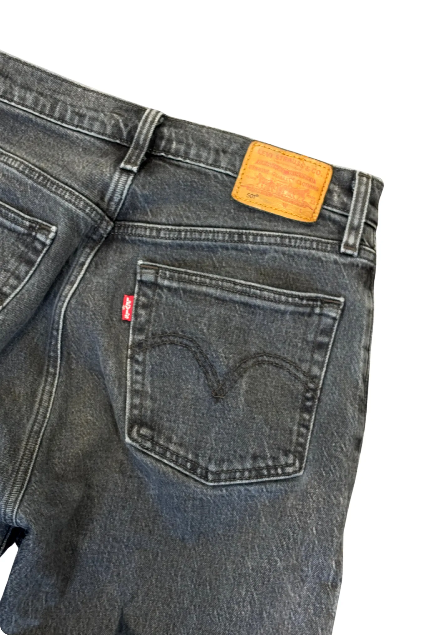 LEVI 501's dark denim jeans