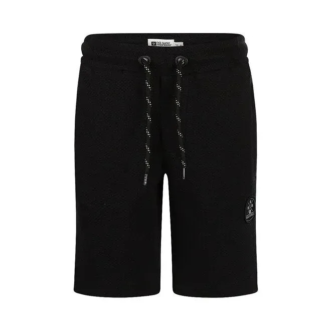 No Way Monday Boys Black Jogging Shorts