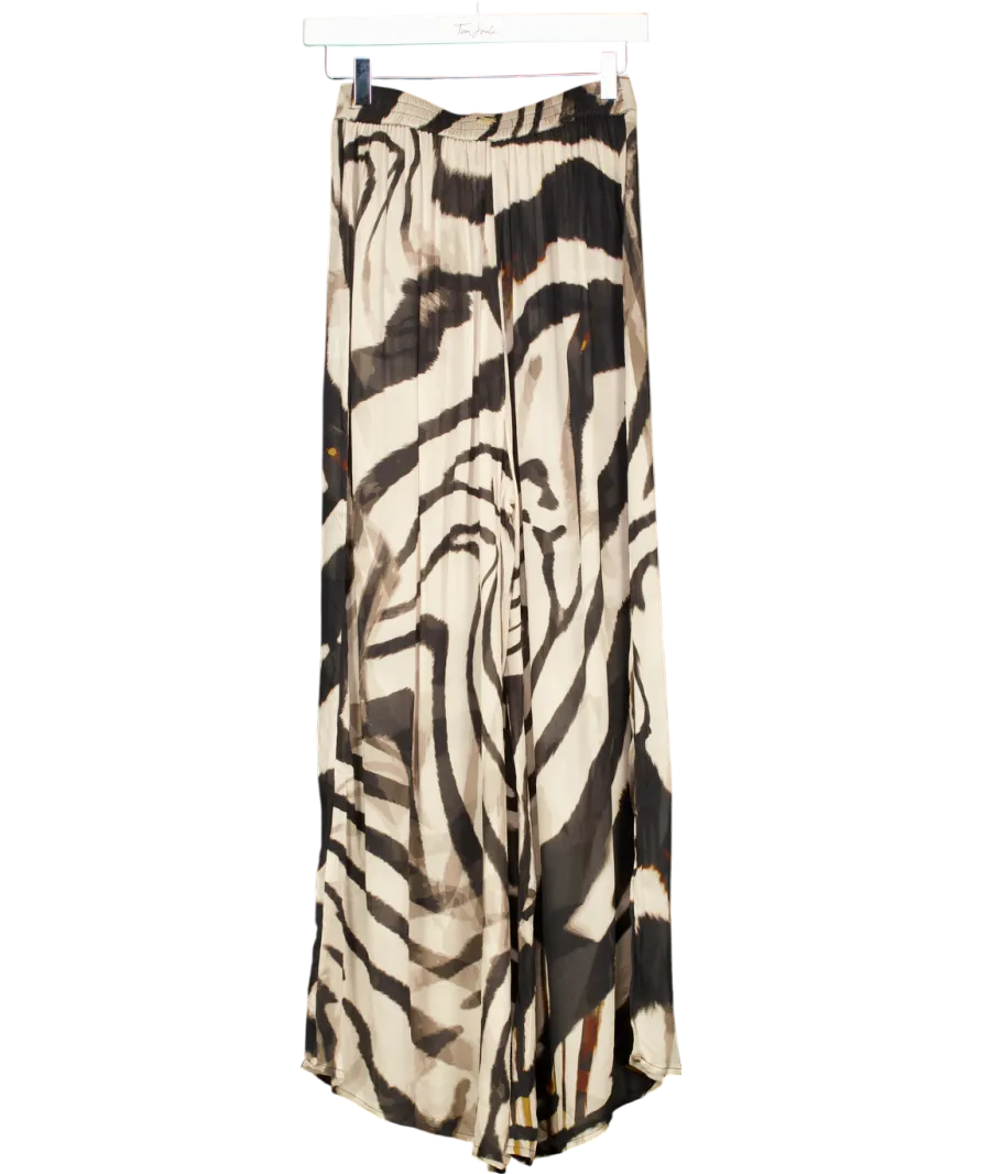 Ode   Rae Brown Bader Trousers In Zebra UK S