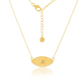 Peridot Ellipse Pendant
