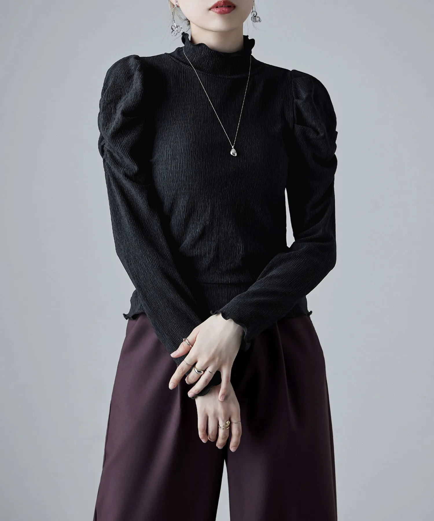 Power shoulder mellow tops