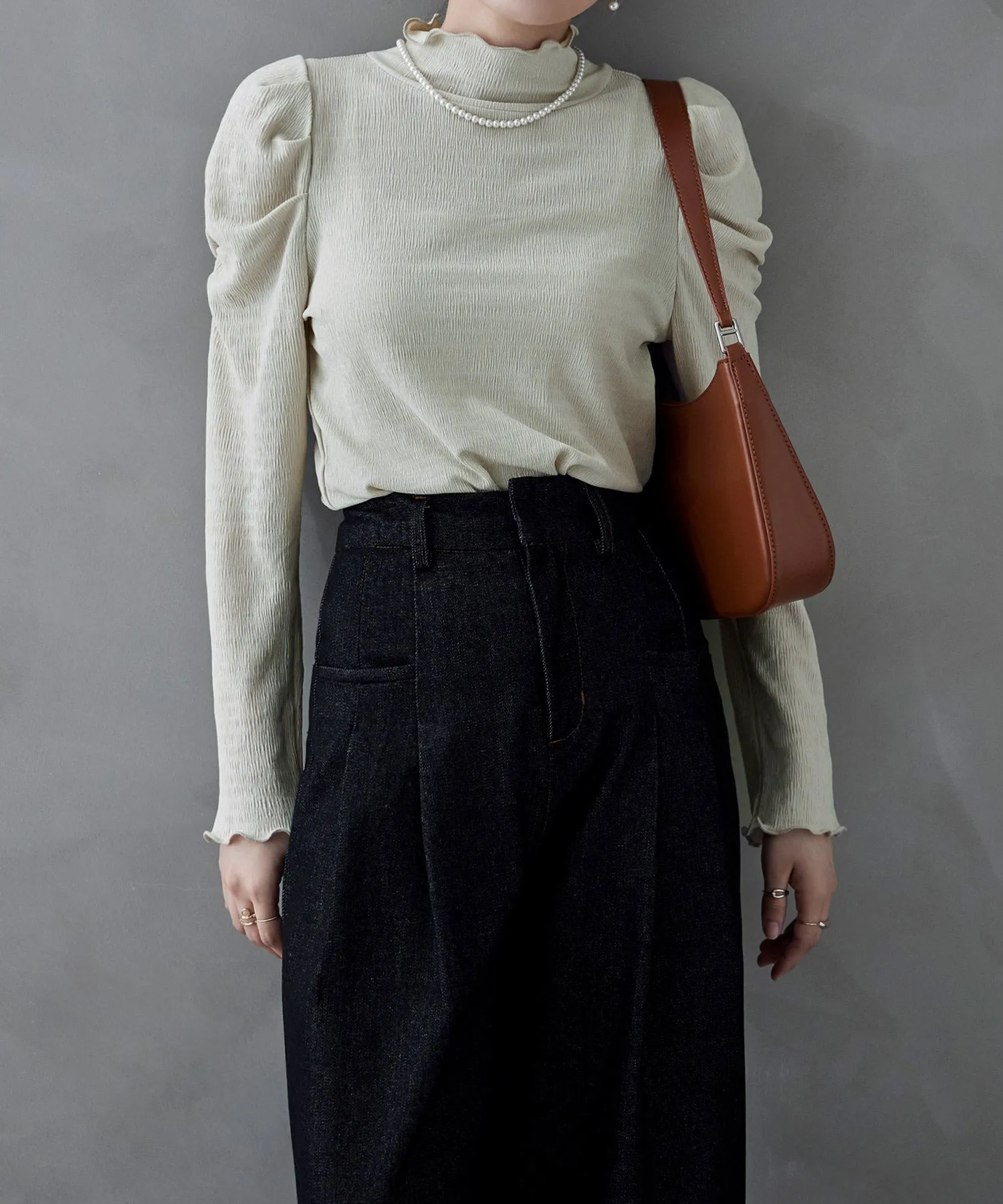 Power shoulder mellow tops