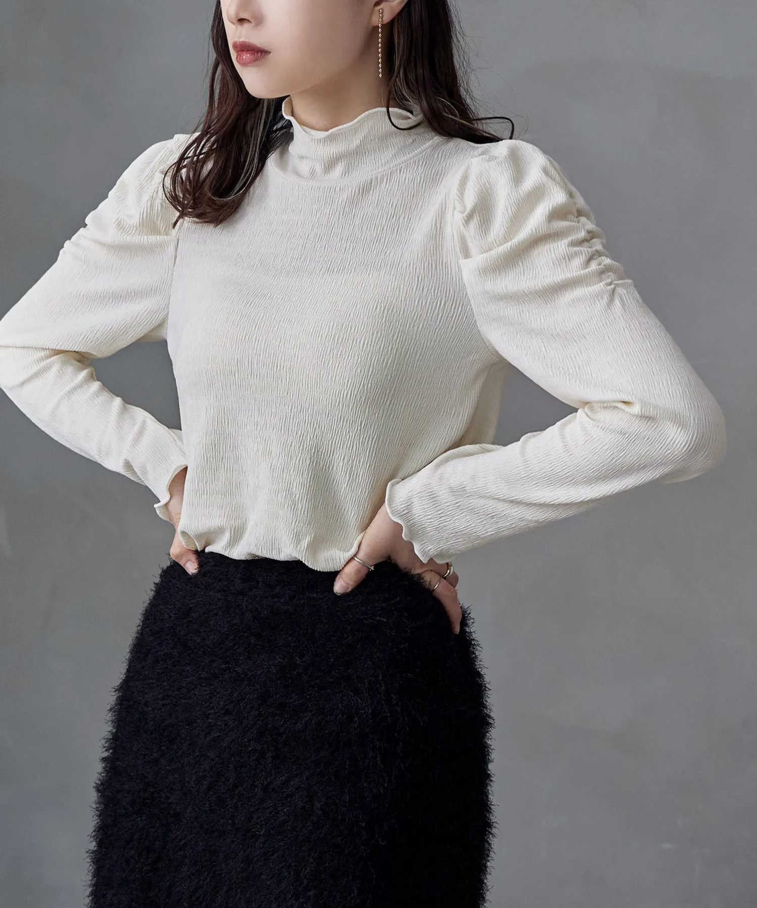 Power shoulder mellow tops