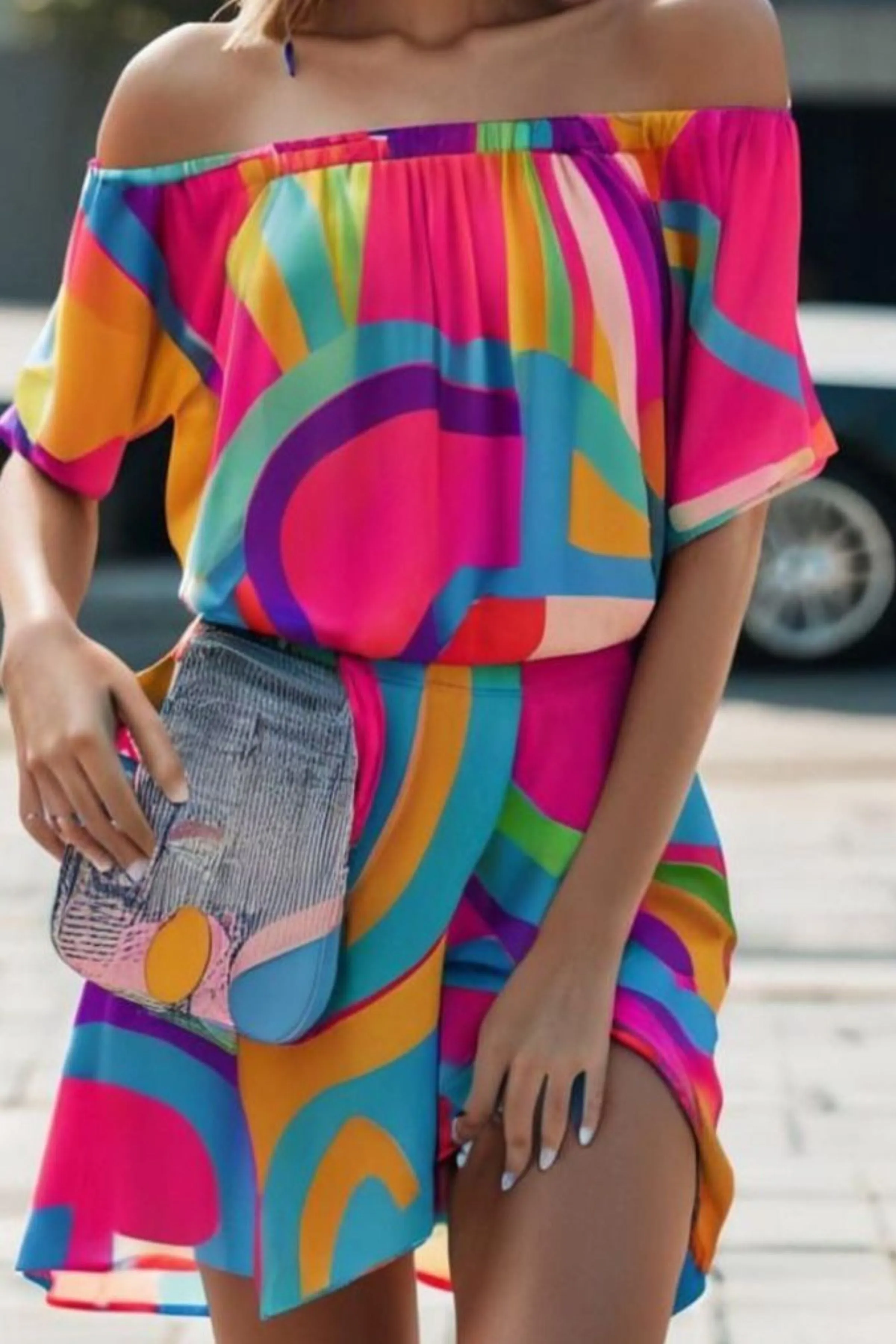 RAINBOW TUBE DRESS